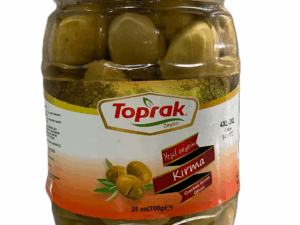 Toprak_Kirma Yesil Zeytin_Glass Jar_141/170_14.11 OZ (400gr) x 8pcs