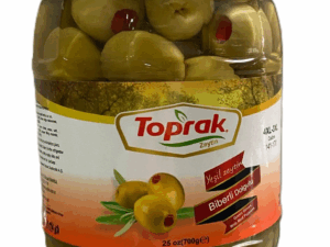 Toprak_Biber Dolgulu Yesil Zeytin_Glass Jar_141/170_14.1 OZ (400) x 8pcs