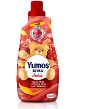 YUMOS EXTRA FABRIC SOFTENER 1440 ML (49 fl. oz - AMBER) x 9pcs