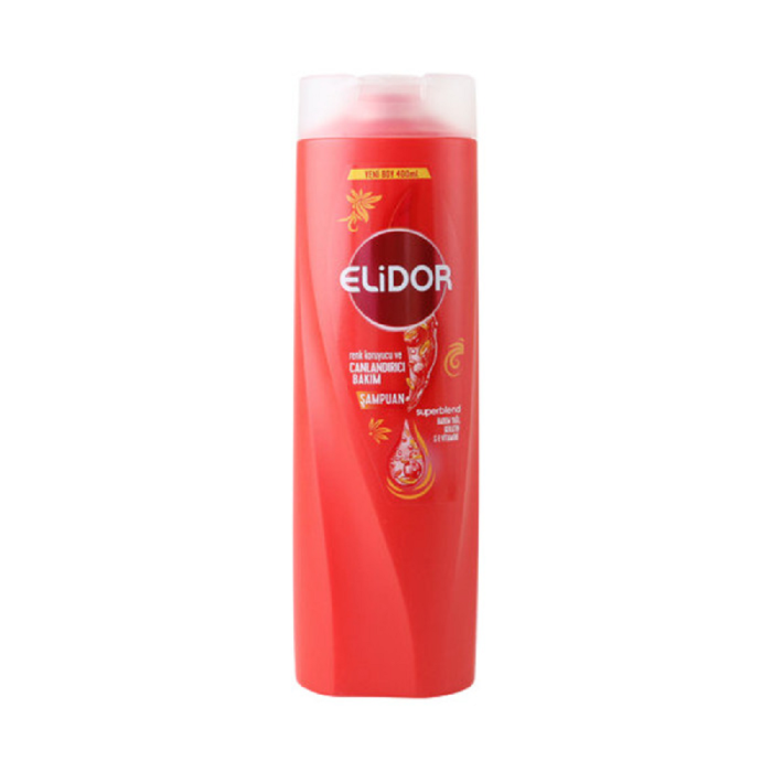 Elidor Superblend Hair Care Shampoo – Color Protect & Revive with Almond Oil, Keratin & Vitamin E – 400 ml