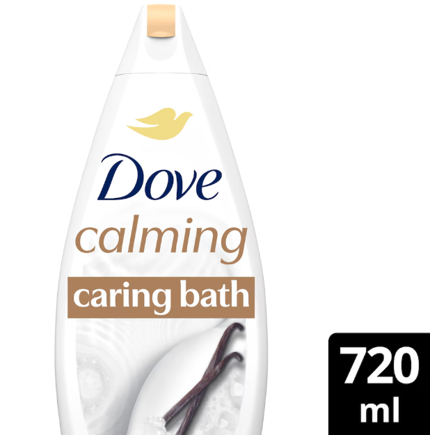 DOVE BODY WASH 720 ML (23.35OZ) CALMING SHEA BUTTER & VANILLA X 12pcs