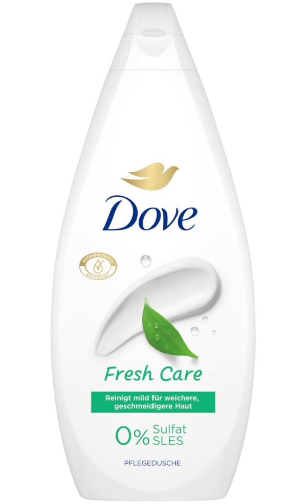 DOVE BODY WASH 720 ML (23.35OZ) FRESH CARE X 12pcs