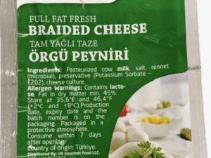 R-AKDU BRAIDED CHEESE (ORGU PEYNIRI) 200GR X 12PCS