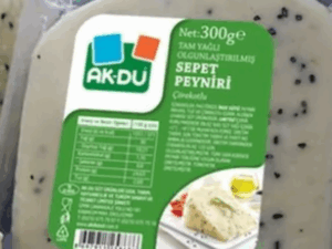 R-AKDU Traditional Basket Cheese With Black Cumin  300gr X 12