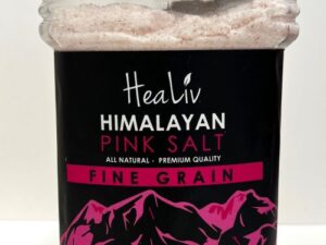 Himalayan Pink Salt Fine Grain Plastic Jar 2 KG X 4pcs
