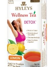 HYLEYS WELLNESS TEA DETOX & LEMON 1.32oz X 25pc X 12/CS