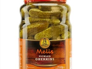 K - MELIS PICKLED CUCUMBERS (GHERKINS) 2650 ML (89.6 FL OZ) X 3pcs