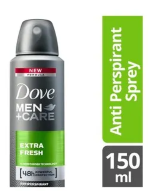 Dove Body Spray 48hr Fresh for Men 5.07 fl oz × 12 pcs
