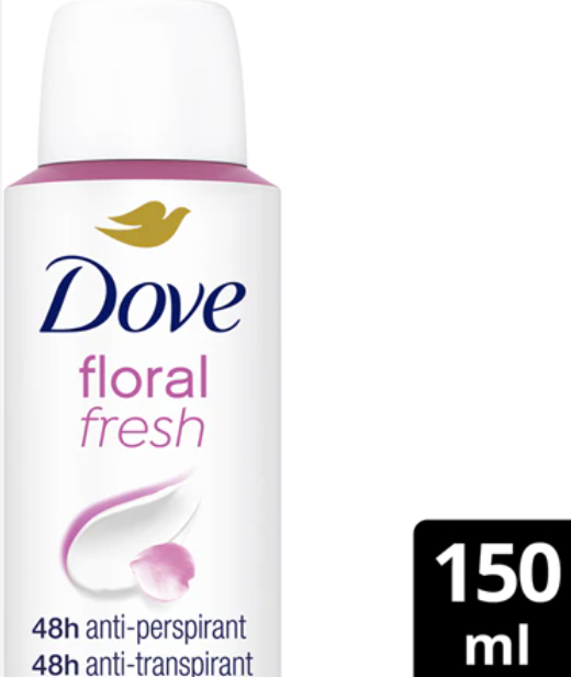 Dove Body Spray Floral Fresh 5.07 fl oz x 12 pcs