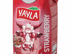 Yayla Strawberry Ayran 8.45 fl oz Tetra Pack x 12pcs