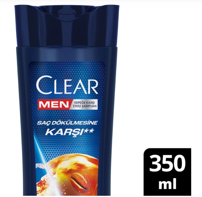 CLEAR MEN SHAMPOO 11.8OZ. (350ML) - AGAINST HAIR LOSS x 10pcs