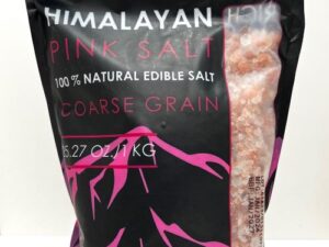 Himalayan Pink Salt Coarse Grain Doypack/ZiplockBag 1KG x 20/CS