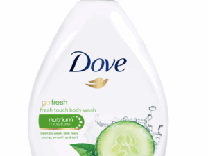 Dove Body Wash Go Fresh Nourishing W/Pump 33.8 fl oz (1000 ml) x 12 pcs
