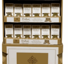 ChocoArt Dubai Chocolate Stand 3.5 oz (100gr) x 224pcs