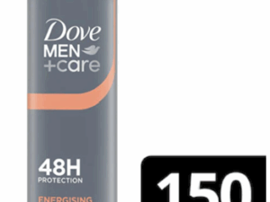 Dove Body Spray Energising for Men 5.07 fl oz (150 ml) x 12 pcs