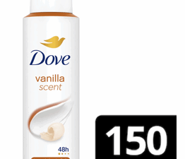 Dove Body Spray Vanilla 5.07 fl oz (150 ml) x 12 pcs