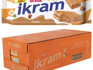 Ulker Ikram Hazelnut Cream Biscuits 2.96 oz (84 g) x 24 pcs