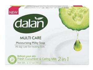 Dalan Bar Soap Fresh Cucumber 3 ct x 3.14 oz (90 g)  x 24 pcs