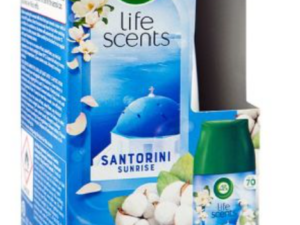 Air Wick/Freshmatic Machine W/Refill- Santorini Sunrise Fresh Linen With Magnola Flowers x 4pcs