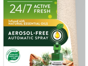Air Wick/Aerosol Free Automatic Spray Machine W/Refill - Sandalwood Snowflakes x 4pcs