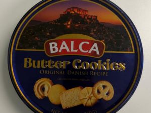 Balca Danish Butter Cookies 12 oz (340 g) Blue Tin x 12 pcs